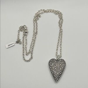 Brighton Glisten Heart Convertible Necklace NWT